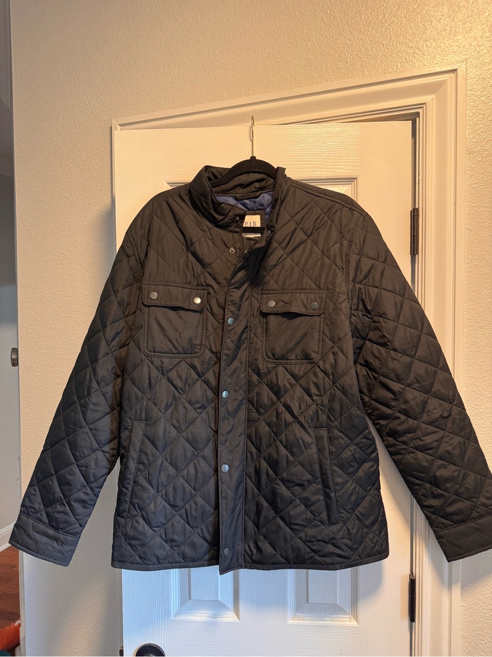 GAP Black Quilted Lightweight Men's Jacket